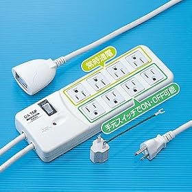 �ySANWASUPPLY�z3P�E8���E3P�v���O(2P�ϊ��v���O�t��)2.5m�R�[�h�E�茳�X�C�b�`�t���A���K�[�h�^�b�v�i��A������j TAP-MG3807NFK