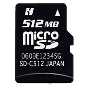 �n�M�����V�X�R�� MicroSD�J�[�h 512MB HNT-MR512T
