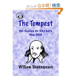 【クリックでお店のこの商品のページへ】"The Tempest": Set Scenes for KS3 SATs May 2008 (Shakespeare Comic Book Series): William Shakespeare, Simon Greaves: 洋書