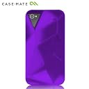 Case-Mate iPhone 4S / 4 Facets Case with Screen Protector, Purple ファセット ケース (液晶保護シート つき) パープル CM014030