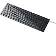 ELECOM USB 103�z�� �N���X�^���f�U�C�� �t���L�[�{�[�h �p���^�O���t���� �u���b�N (PS3�Ή�) TK-FCP011BK