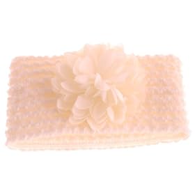Goldbug Ear Muff & Flower Hair Band �C�A�[�}�t���t�����[�w�A�[�o���h �z���C�g �|���G�X�e�� WT-02043