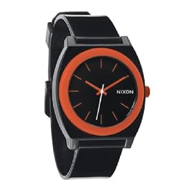 NIXON (�j�N�\��) TIME TELLER P �^�C���e���[�s�[ BLACK/ORANGE NA119583-00 �����Y [���K�A���i]