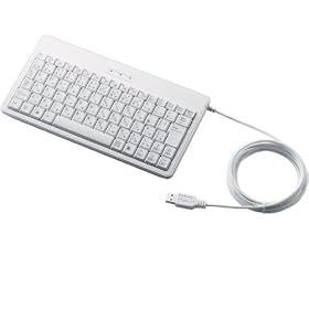 ELECOM �����u�������L�[�{�[�h �Q�[���p 82�L�[ S�T�C�Y �z���C�g TK-GMFCM006WH