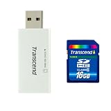 Transcend SDHCカード Class6 カードリーダー付