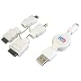 RM 5�R�l�}���`USB�[�d�R�l�N�^�[ USB�[�d�P�[�u�� FOMA/Soft Bank/au/WILLCOM/DS Lite/PSP�Ή� RX-JKM949WH