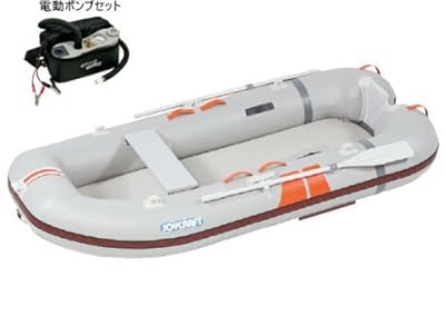 ジョイクラフト ワンダーマグ 282 検無 3-4人乗りゴムボート 電動ポンプ付き