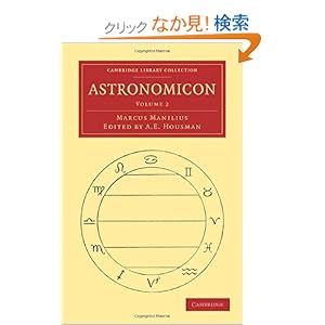 【クリックでお店のこの商品のページへ】Astronomicon (Cambridge Library Collection - Classics)