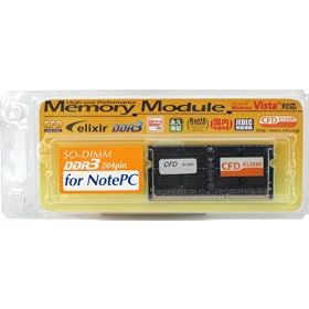 �V�[�E�G�t�E�f�[�̔� CFD Elxiir DDR3 SO-DIMM PC3-8500 2GB���������W���[�� D3N1066Q-2G