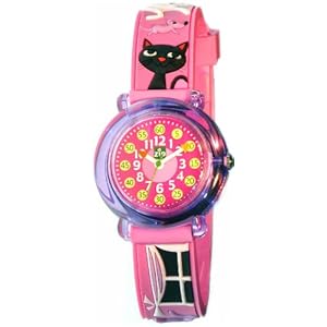  [ベビーウォッチ]Baby Watch Paris 腕時計 ジップザップ ネコ Z026 chats キッズサイズ 腕周り