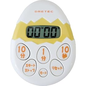 DRETEC ���܂��^�C�}�[ �z���C�g T-171WT