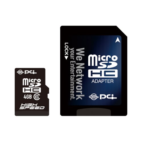 PLANEX �n�C�X�s�[�hClass6�Ή� microSDHC�J�[�h4GB (SDHC�A�_�v�^&�g���X�^�[�g�і��\Lite/�����v���_�E�����[�h�t) PL-MicroSDHC4G �v���l�b�N�X (10���̊��z) (1���̃N�`�R�~ 1,150