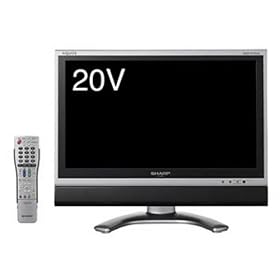 SHARP AQUOS 20V�^ �n��EBS�E110�xCS�f�W�^���n�C�r�W�����t���e���r LC-20EX1S