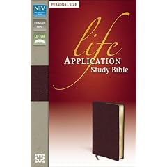 Life Application Study Bible: New International Version Burgundy Bonded Leather Personal Size