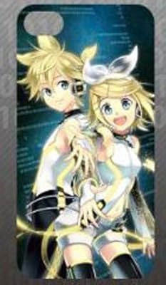 鏡音リン&レン iPhone4 iPhone4S ケース カバー illustration by オサム スマートフォンケース スマートフォンカバー ヴォーカロイド ボーカロイド セガ プライズ