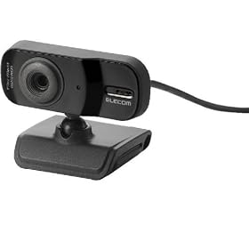 ELECOM PC�J���� 300����f �h���C�o���X �}�C�N���� �f�X�N�g�b�vPC���� �u���b�N UCAM-DLV300TBK