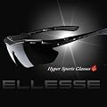 Ellesse �X�|�[�c�T���O���XES-S101 �@�u���b�N�@�u���b�N�}�b�g �Ό������Y�@�~���[�����Y�@�n�[�h�P�[�X