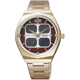 CITIZEN �I���^�i Eco-Drive �N���X�g�����\�[���[�Z���X�^�C�� VO10-6643S �����Y