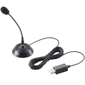 ELECOM PS3�p USB�X�^���h�}�C�N �Q�[���p �u���b�N HS-GMMC02UBK