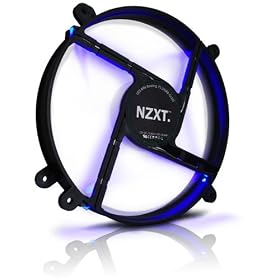 NZXT PHANTOM�T�C�h�p�l����p�̐É�200mm�t�@�� �u���[LED���� FS200LED-BU