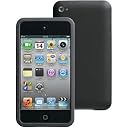 シリコーンジャケットセット for iPod touch 4th(マットブラック) PTY-12