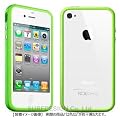 iPhone4��p�@�i�ʏ��i 4S�Ή��L��j  Bumper Case - Light Green ��̐��^�o���p�[�@�y���C�g�O���[���z