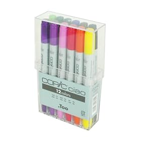 Too COPIC�i�R�s�b�N�j �}�[�J�[ �`���I 12�F�Z�b�g 11737012