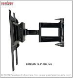  Peerless Industries Paramount Articulating Wall Mount for 37 to 60 inch LCD and Plasma TV - Black