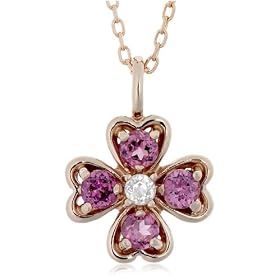 [�s�A�[�`�F by �G���A���h�R�E]Piace by L&Co �l�b�N���X K18PG ���[�h���C�g�K�[�l�b�g�l�b�N���X 60-1635