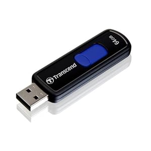 【クリックでお店のこの商品のページへ】【Amazon.co.jp限定】Transcend スライド式USBメモリ 500シリーズ 64GB (無期限保証) TS64GJF500E (FFP)