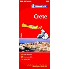 Crete (Michelin National Maps)