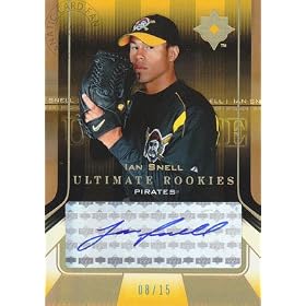 �C�A���E�X�l���@Ian Snell�@2004 Upper Deck Ultimate Collection Ultimate Rookies Autograph Gold 08/15������I