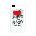Case scenario KEITH HARING �y�A�����J�̑�\�I�|�p�ƁE�L�[�X�w�����O�z�f�U�C�� iPhone4/4S �P�[�X PEOPLE & HEART KH-IPH4-PH