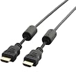 ELECOM HDMI�P�[�u�� �X����&�t�F���C�g�R�A�t 1.0m �u���b�N (PS3�Ή�) DH-HD13AT10BK