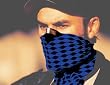 RESPRO�i���X�v���j BANDIT SCARF DACC�t�B���^�[�t���i����Y�f�t�B���^�[�j�r�C�E�ԕ��E�E�C���X�E�A�����M�[�΍� / �u���b�N�E�u���[ / �t���[�T�C�Y / �o���f�B�b�g�X�J�[�t