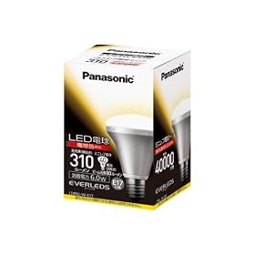 Panasonic LED�d��(E17�E�S����310lm�E�~�j���t�d��40W�`�����E����d��6.0W�E�d���F�����j LDR6LWE17