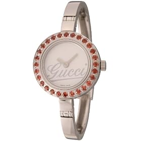 [�O�b�`]GUCCI �r���v 105R WH 28P�K�[�l�b�g YA105534 �z���C�g ���f�B�[�X [���s�A���i]