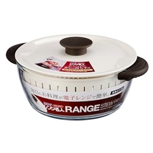 【クリックで詳細表示】ユニックス ガラスレンジ調理 深型なべ 小 ホワイト 4249