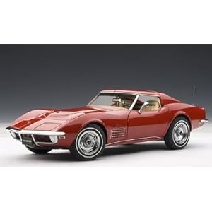 【クリックでお店のこの商品のページへ】Amazon.co.jp | AUTOart 1/18 シボレー コルベット ’70 (レッド) | ホビー 通販