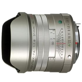 PENTAX �L�p �����Y FA31mm F1.8AL Limited �V���o�[ FA31F1.8S