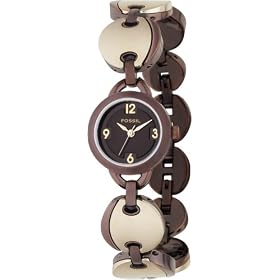 FOSSIL (�t�H�b�V��) �r���v DRESS F2 �u���E�� ES2003 ���f�B�[�X [���K�A���i]