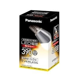 Panasonic EVERLEDS LED�d��(���^���Ή��EE17�����E���`�d���΂ߎ�t��p�`�E�d��25W�����E390���[�����E�d���F����)LDA6LE17BH