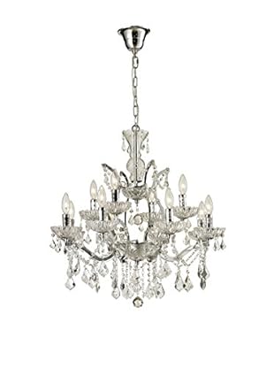 CDI Furniture Small Crystal Chandelier, Chrome