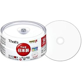 ���z�U�d That's DVD-R�f�[�^�p 8�{�� 30���X�s���h���P�[�X ���C�h�v�����^�u�� �� DR-47WWY30BA