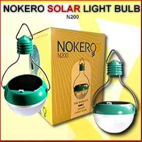 Nokero N200 �\�[���[���C�g �[�d���iLED4���j