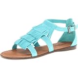 Minnetonka Ibiza 71302AQU Damen Sandalen