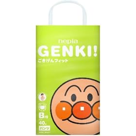 nepia GENKI�I ��������t�B�b�g �p���c Big40���~3�i120���j
