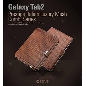 ��GALAXY Tab 10.1 LTE SC-01D��Prestige Italian Luxury Mash Combi Camel Brown