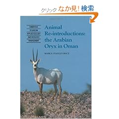 Animal Reintroductions: The Arabian Oryx in Oman (Cambridge Studies in Applied Ecology and Resource Management)