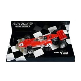 PLANEX �~�j�`�����v�X�� ���[�^�X72 1/43�X�P�[�����f�� driven by J.�����g (Minichamps Scale Models 1:43 Lotus 72 J.Rindt) LOT-SM-MC72R